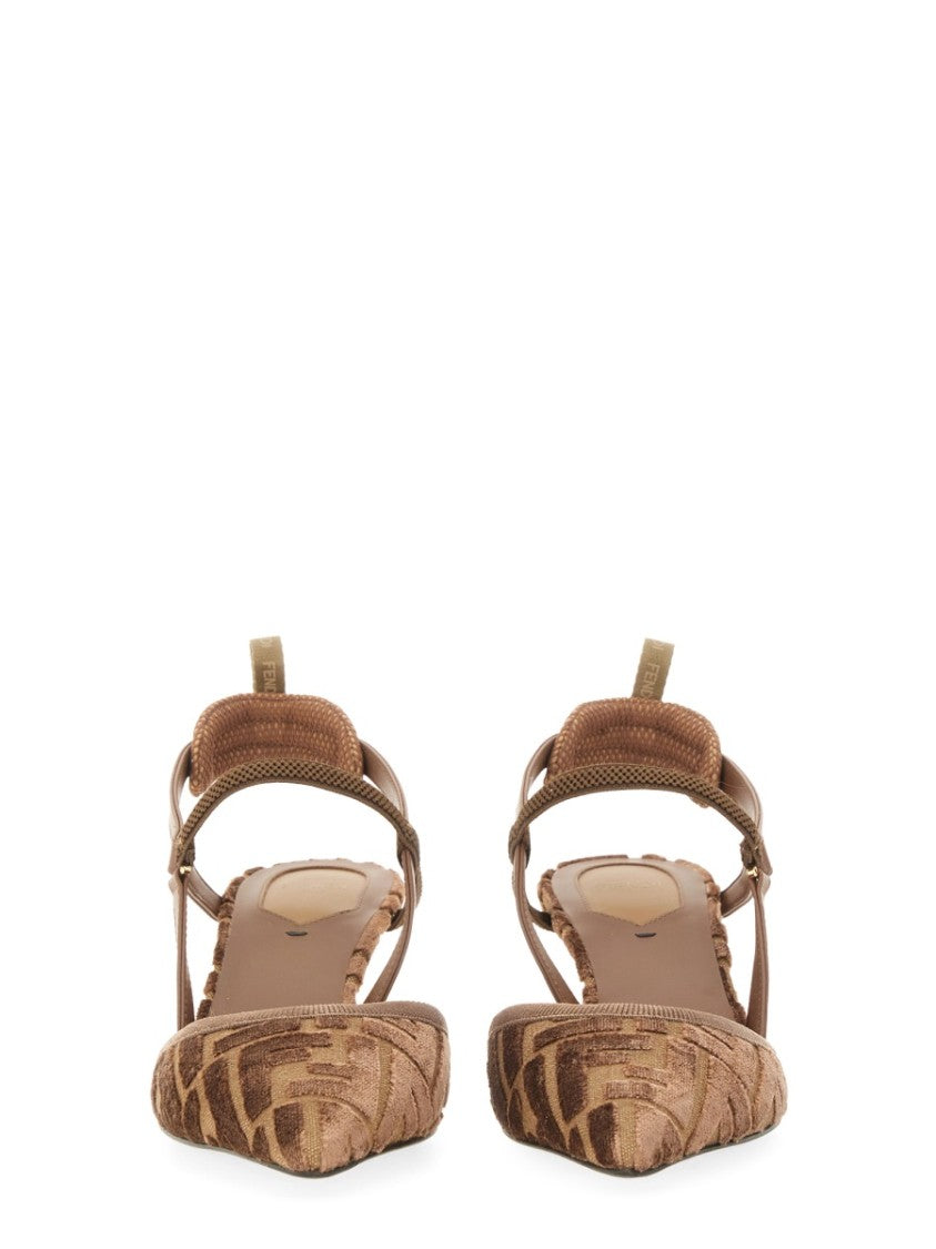 Fendi "Hummingbird Lite" Slingback Shoe