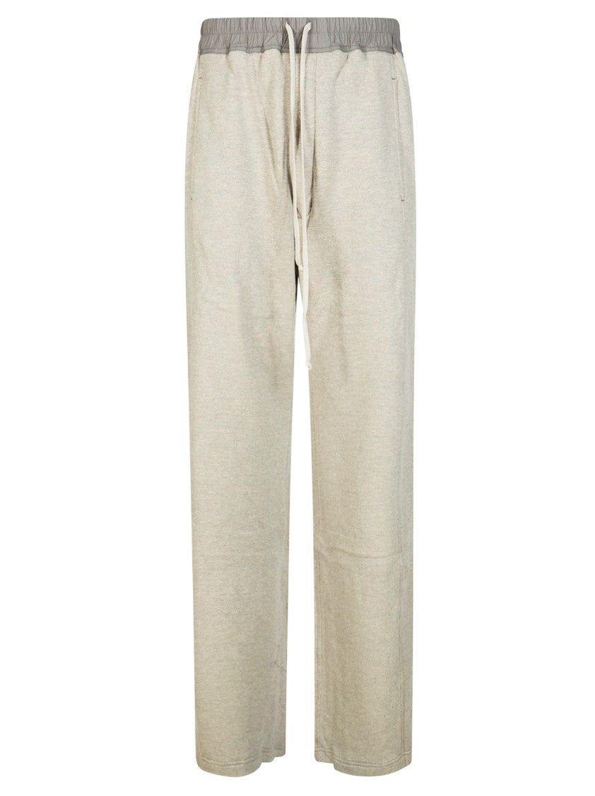Drkshdw Wide Pusher Wide-Leg Snap Button Cotton Sweatpants