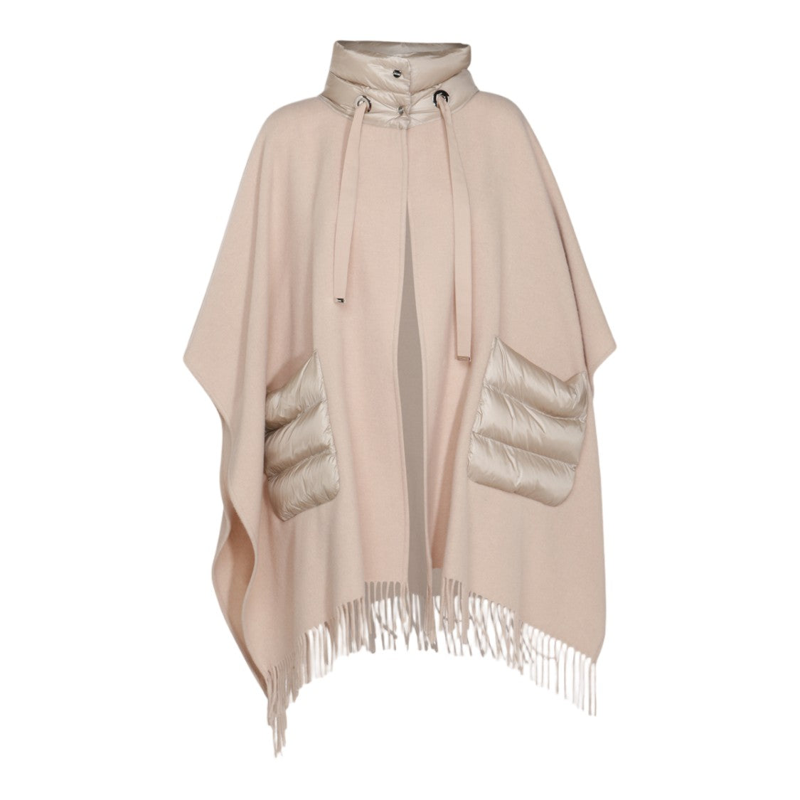 Herno Poncho-Style Jacket With High Collar