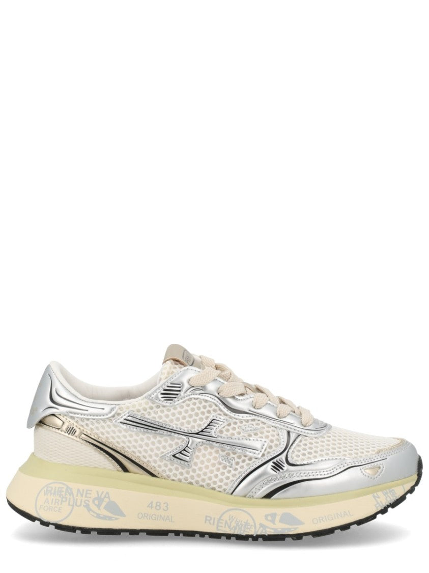 Premiata Lauryn Breathable Mesh Overlay Sneakers