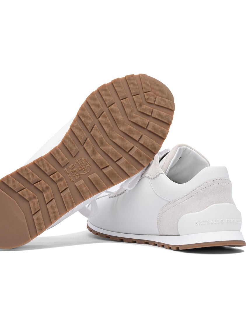 Brunello Cucinelli Slip-On Sneakers With Smooth Leather