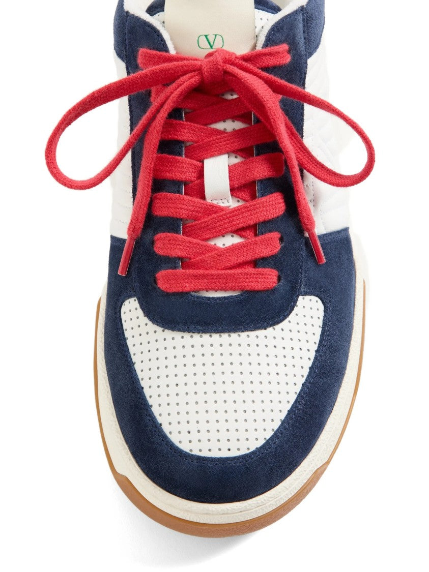Valentino White Sneaker Vg Sparry Perforated Sneakers