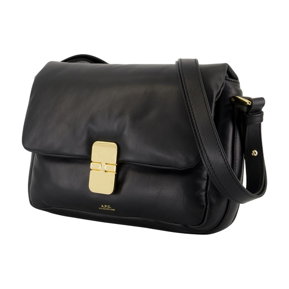 A.P.C. Grace Soft Crossbody - Leather - Black
