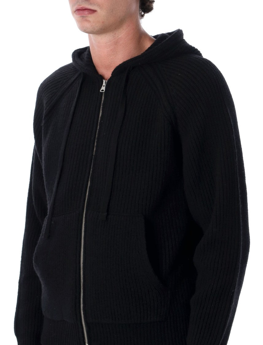 Dunst Ribbed Hooded Knit Cardigan