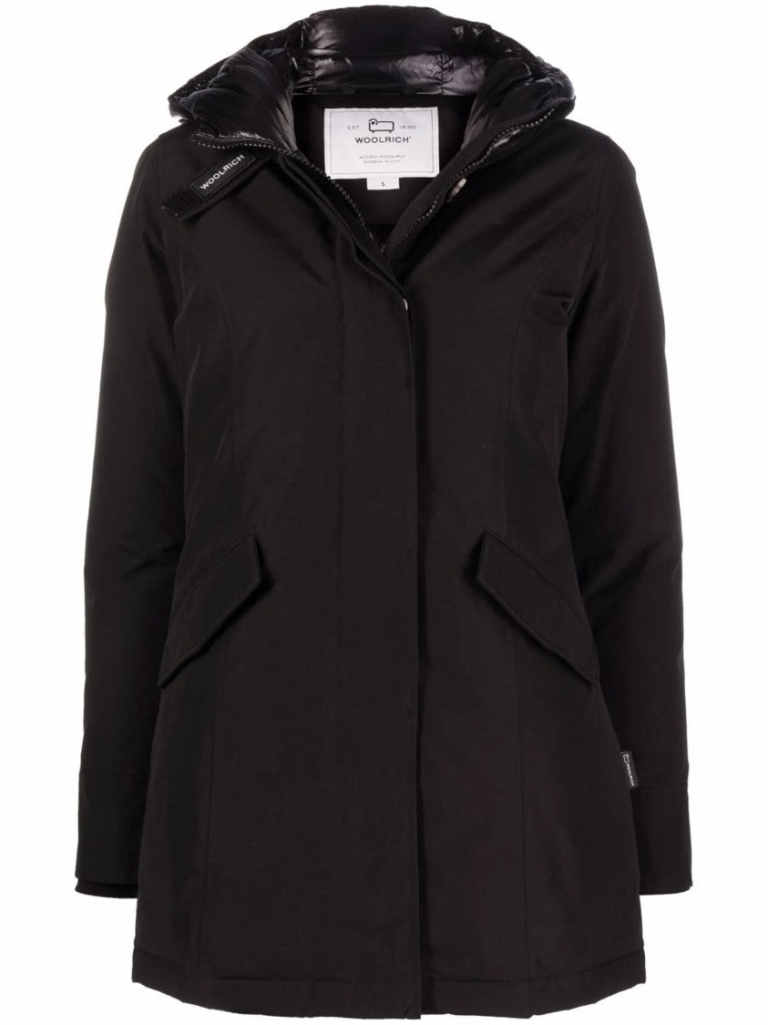Woolrich Black Arctic Slim-Fit Down Parka