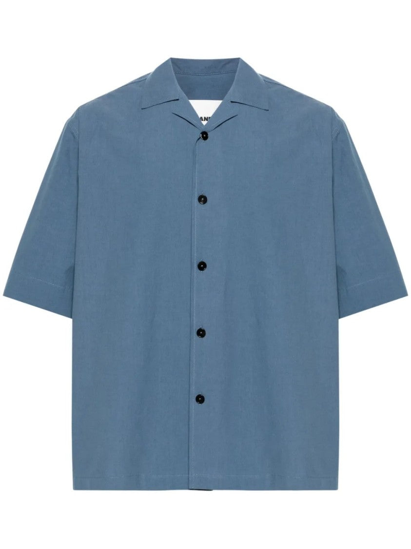 Jil Sander Camp-Collar Cotton Shirt