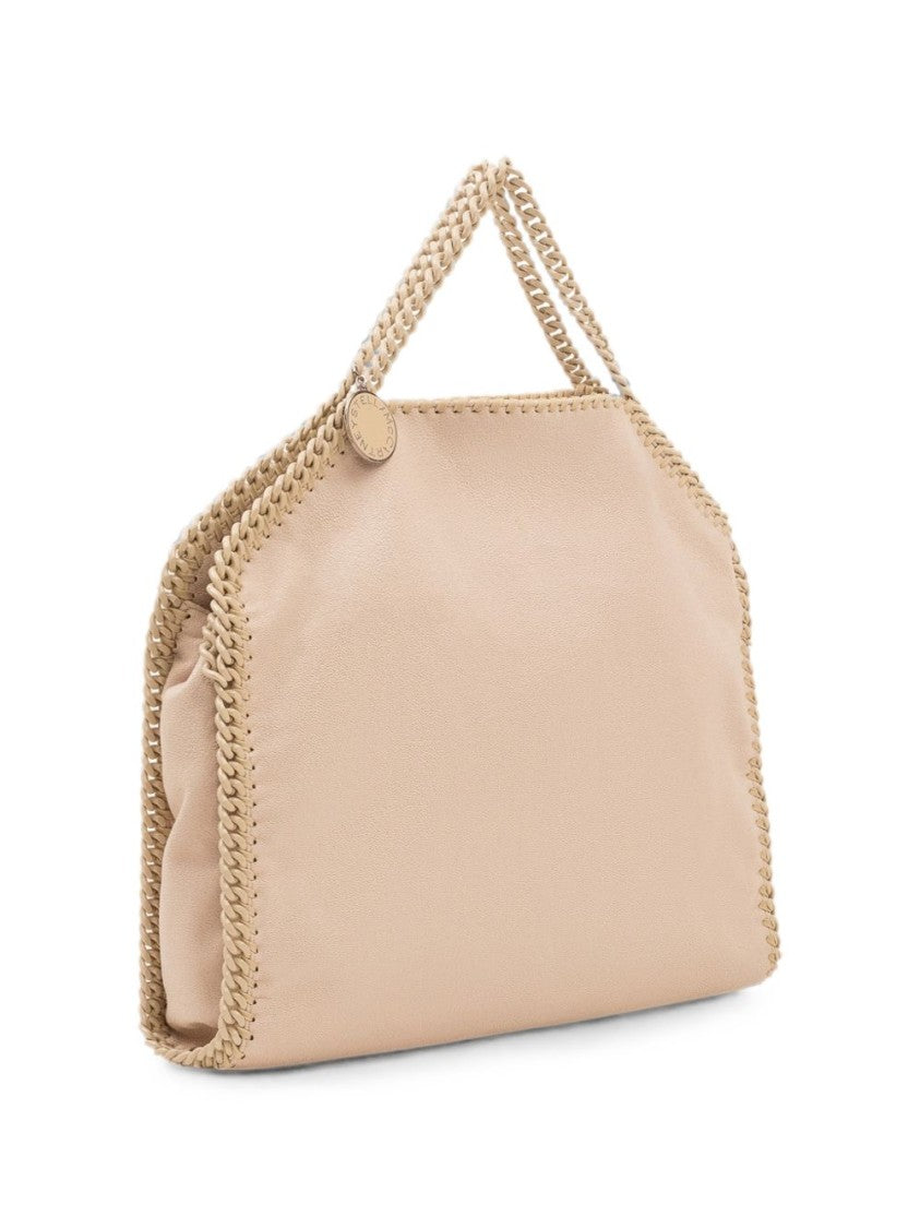 Stella Mccartney Structured Beige Bag With Braided Trim