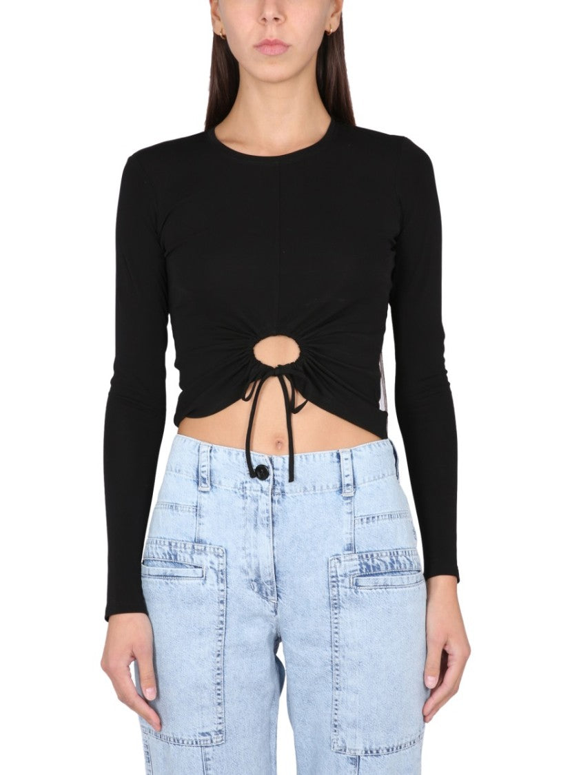 Proenza Schouler X White Label Cropped Top With Circular Cut