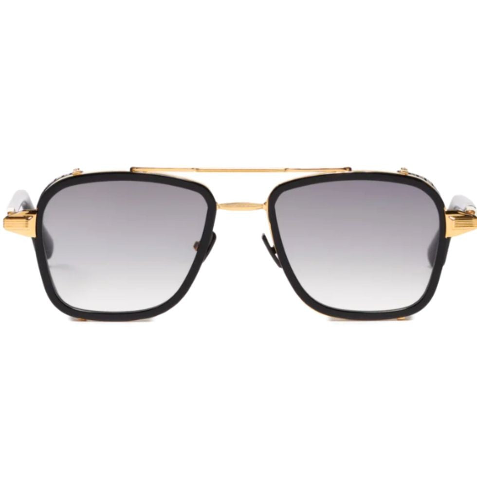 John Dalia Phil Square Frame Sunglasses With Gradient Lenses