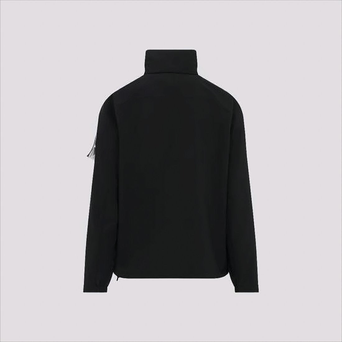 Stone Island High-Collar Jacket With Distinctive Patch