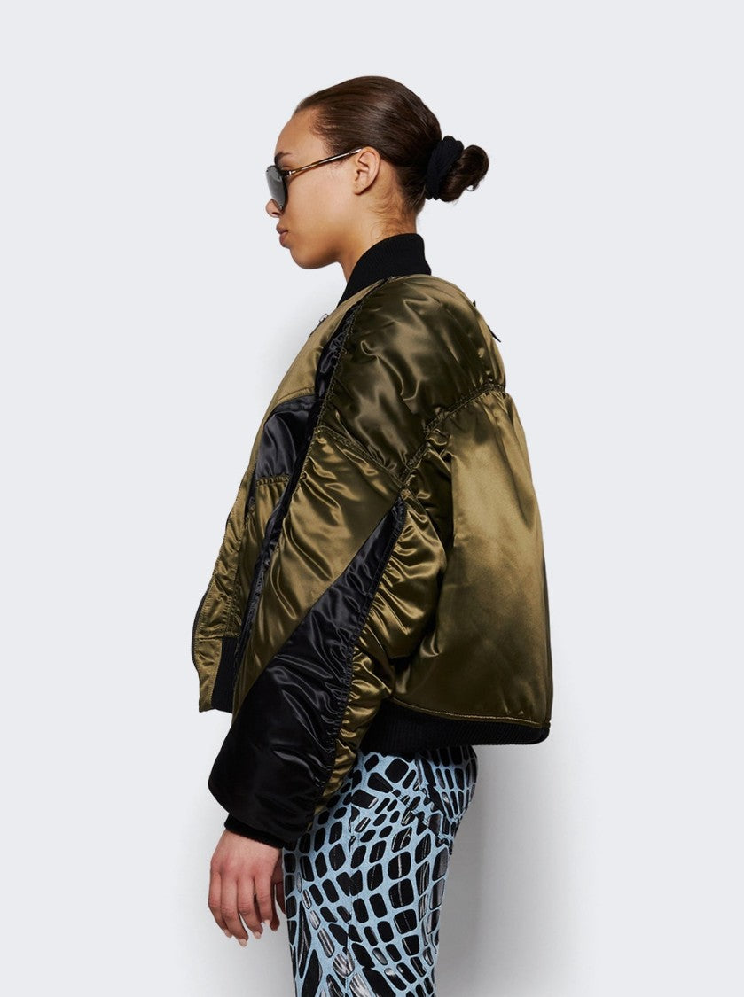 Mugler Shiny Bomber Jacket