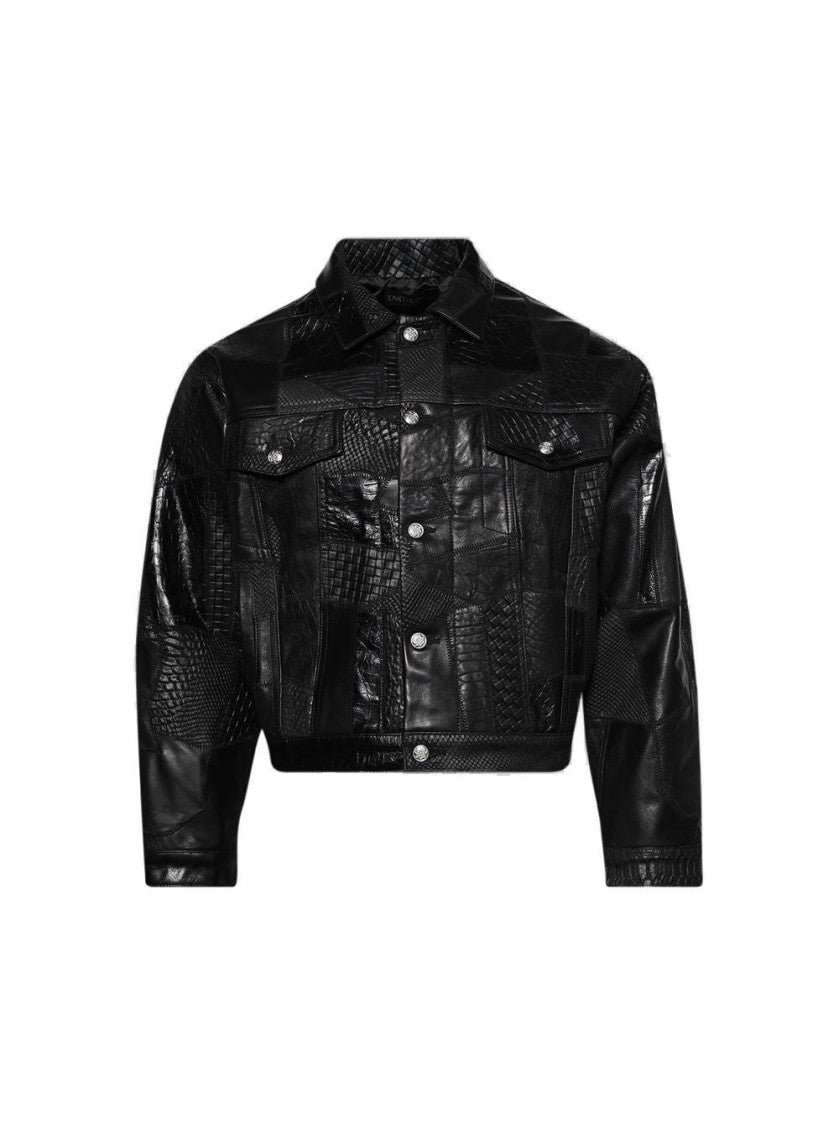 Earthling Vip Body Shop Leather Jacket Black