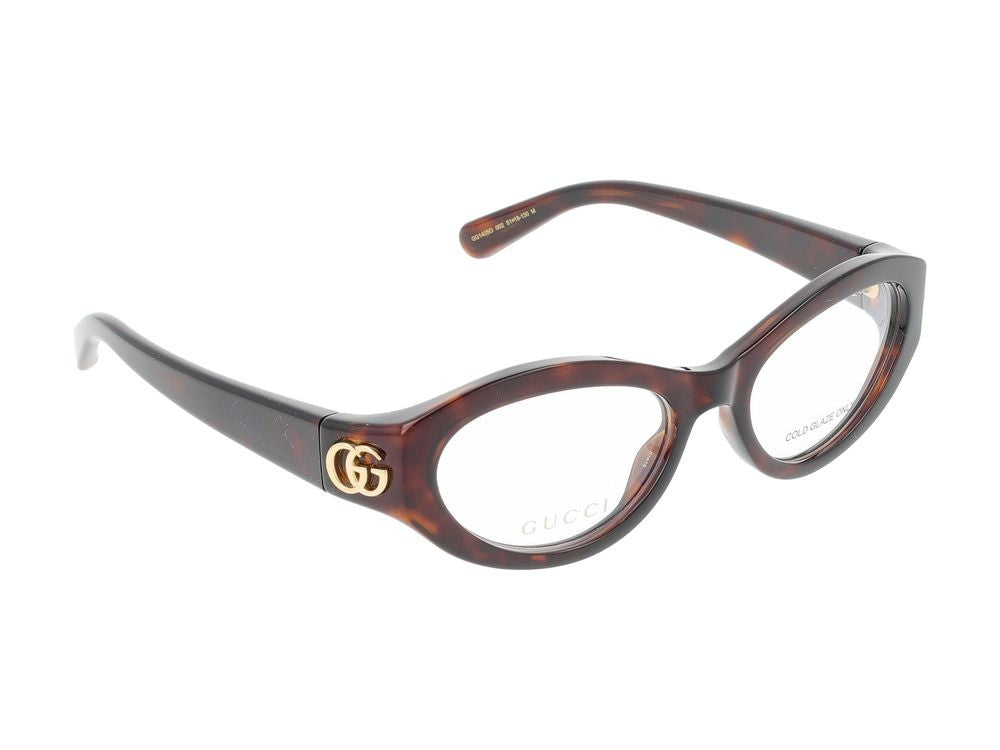 Gucci Eyeglasses Gg1405o 002 Havana Havana Transparent 51/18/130