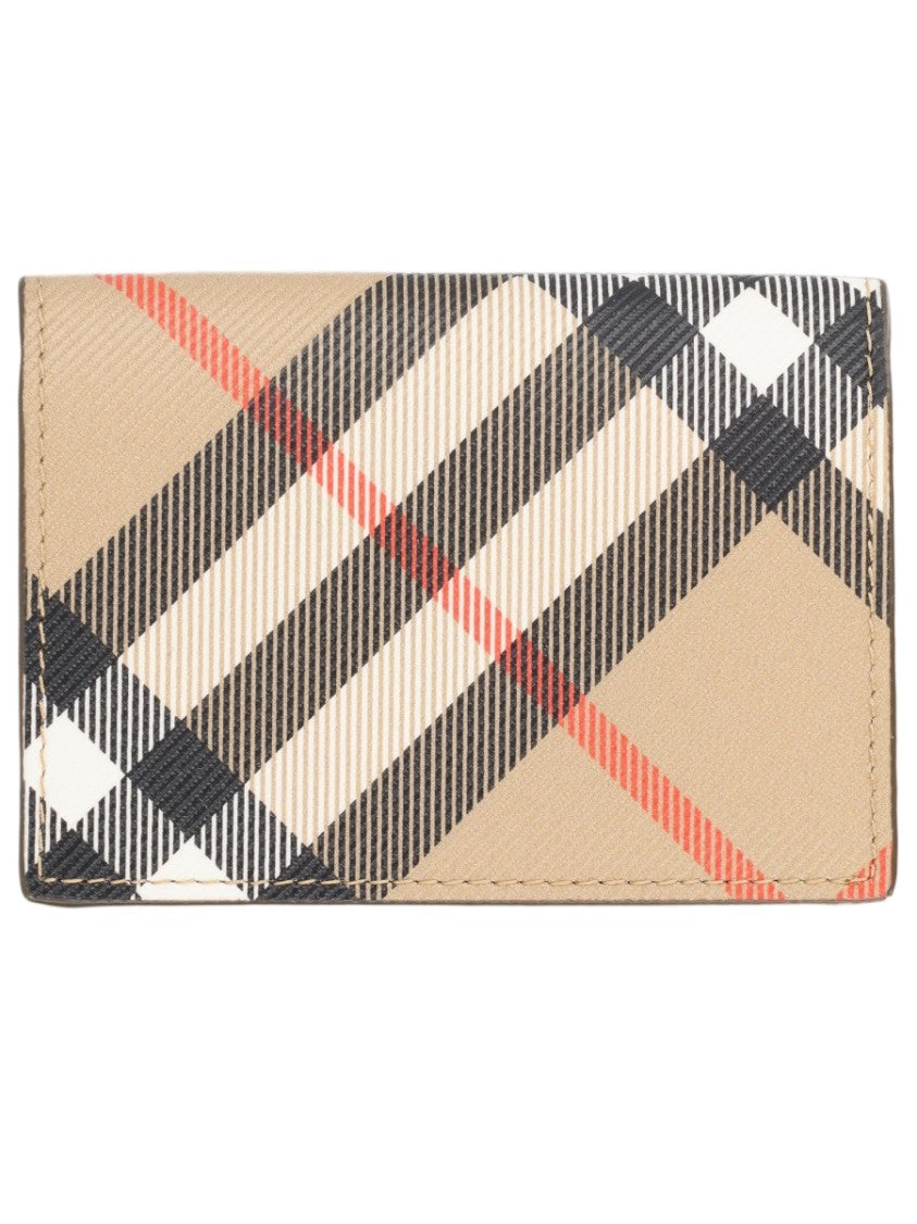 Burberry Checkered Pattern Wallet