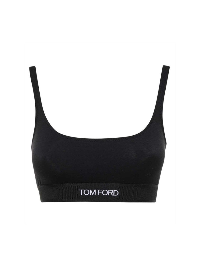 Tom Ford Black Logo Bralette
