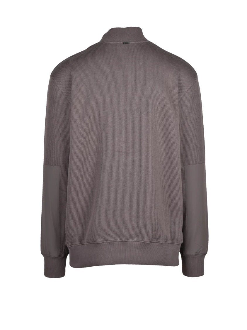 Herno Resort Herno Resort Sweater With Nylon Inserts And Ribbed Finish