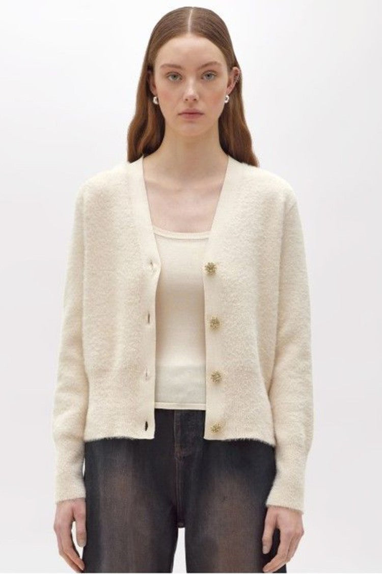 Blugirl White Wool-Blend Sweater