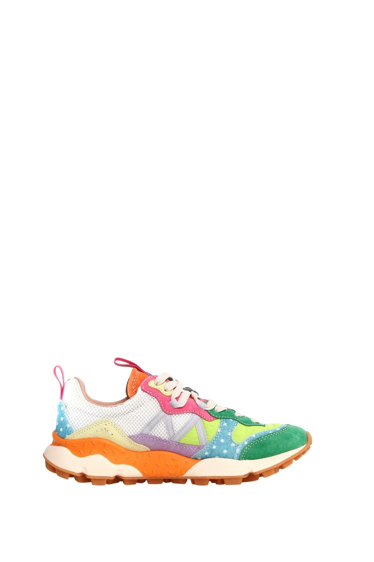 Flower Mountain Multicolored Suede Sneakers With Antibacterial Insole
