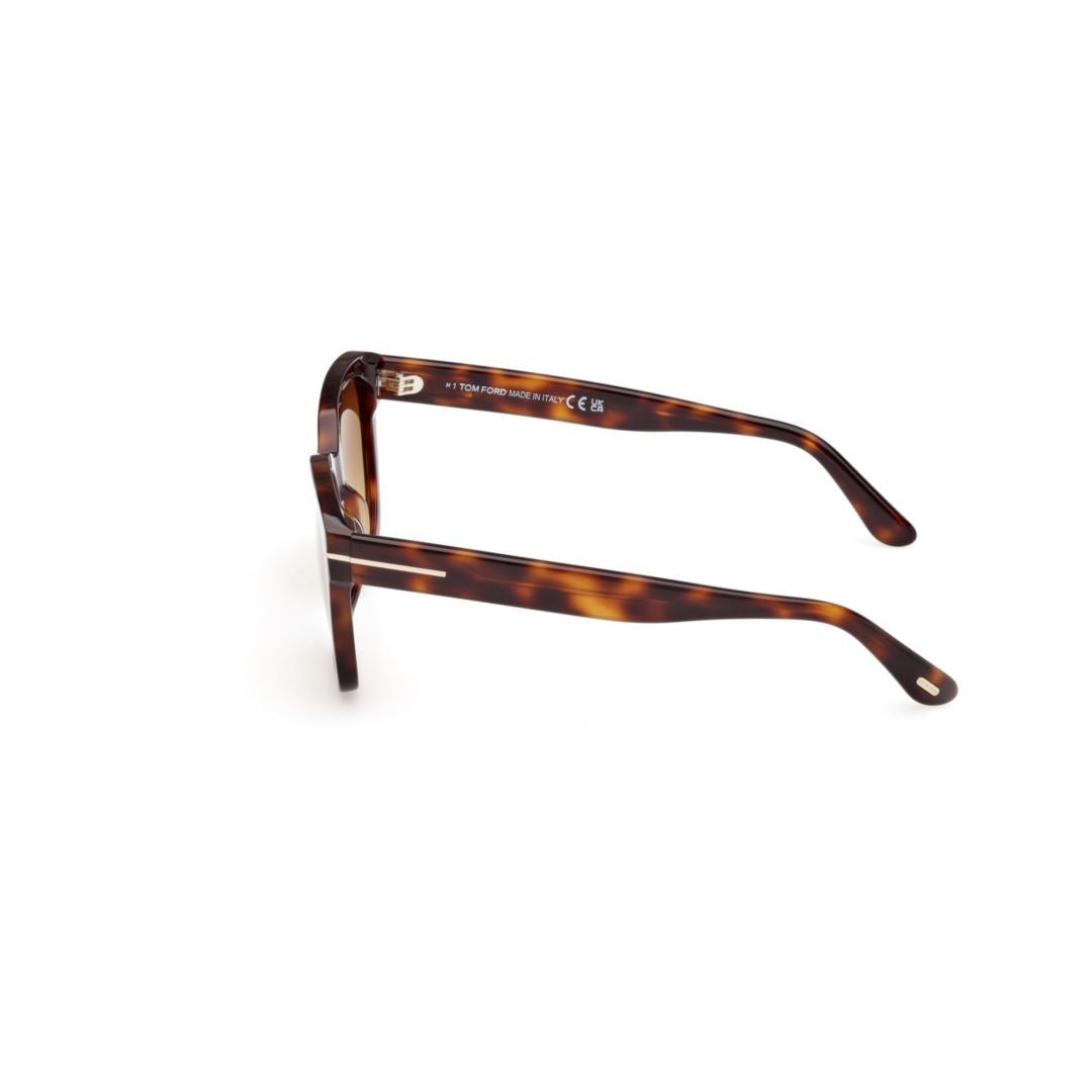 Tom Ford Ft1216 Tortoiseshell Square Frame Sunglasses