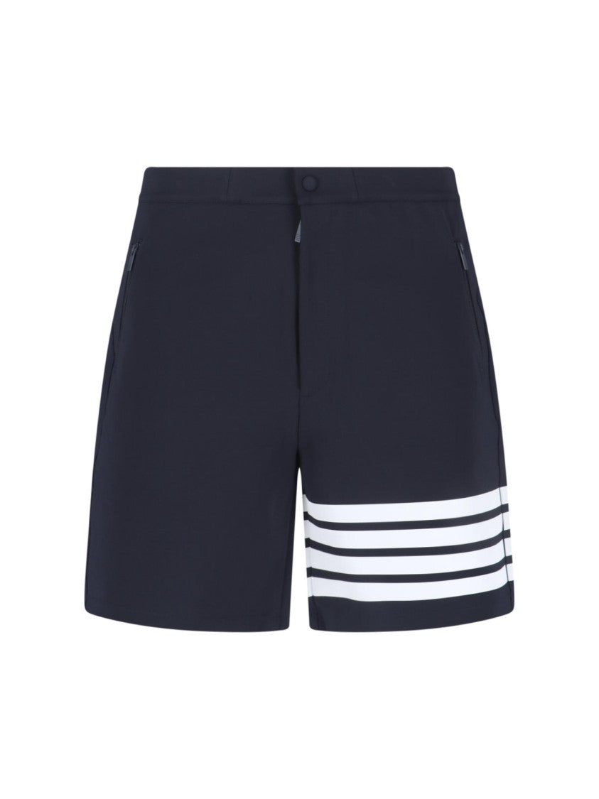 Thom Browne "4 Bar" Shorts – Navy