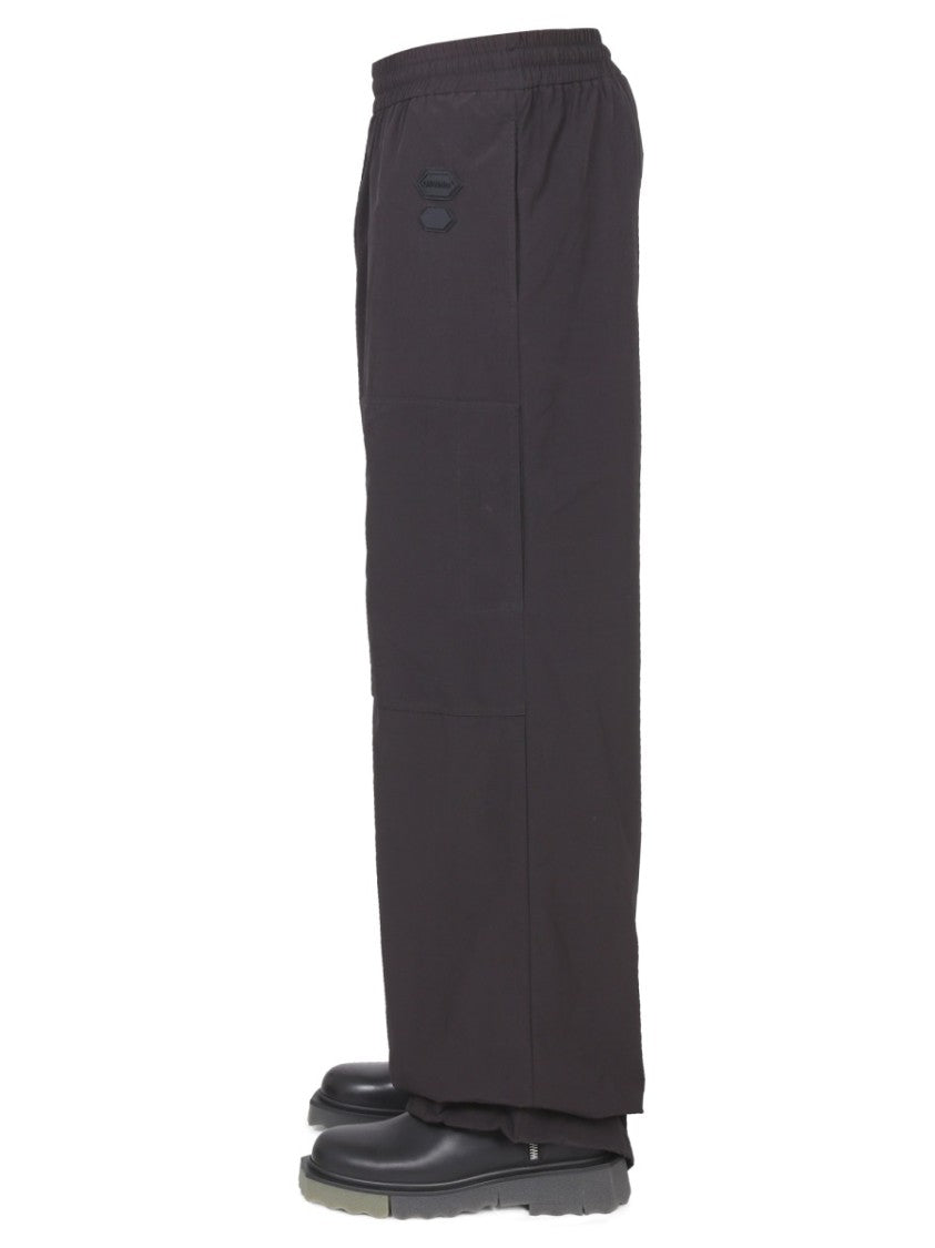 Off-White Relaxed Fit Wide-Leg Pants