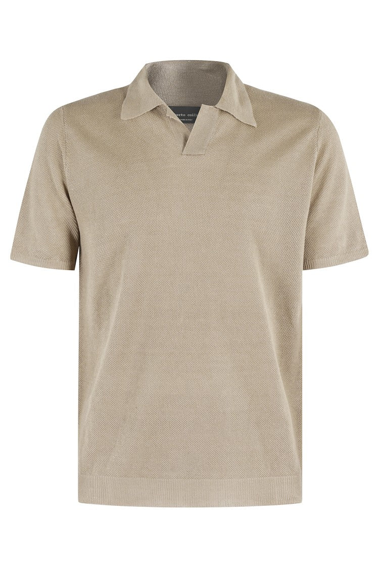 Roberto Collina Classic Short-Sleeve Polo