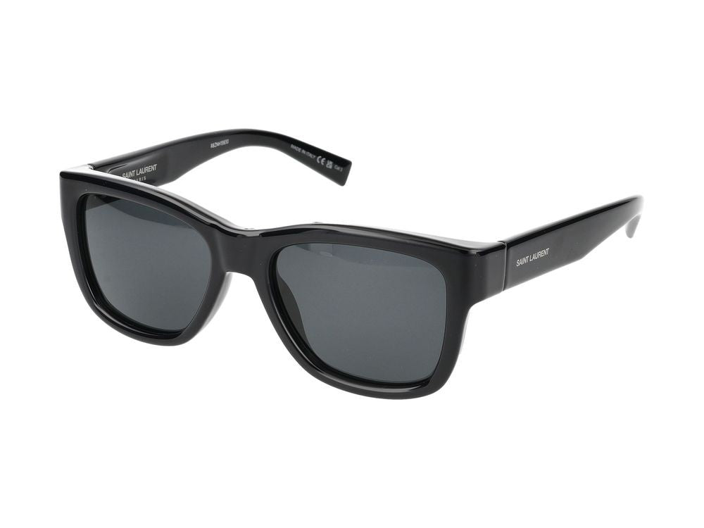 Saint Laurent Black Oversized Square Frame Sunglasses