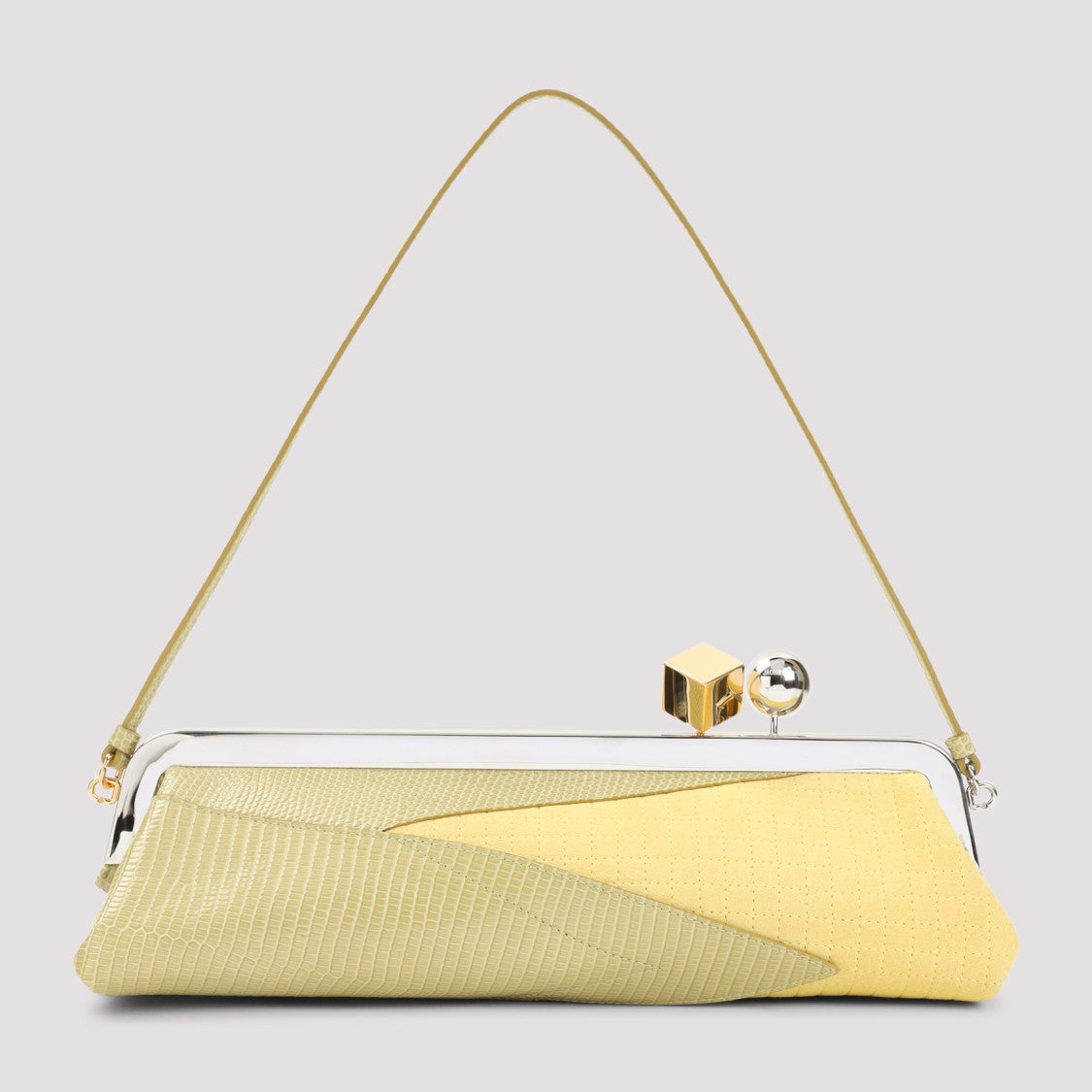 Jacquemus Structured Leather Shoulder Bag