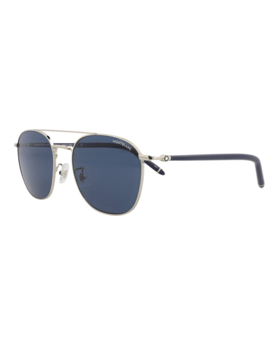 Montblanc Aviator-Frame Metal Sunglasses