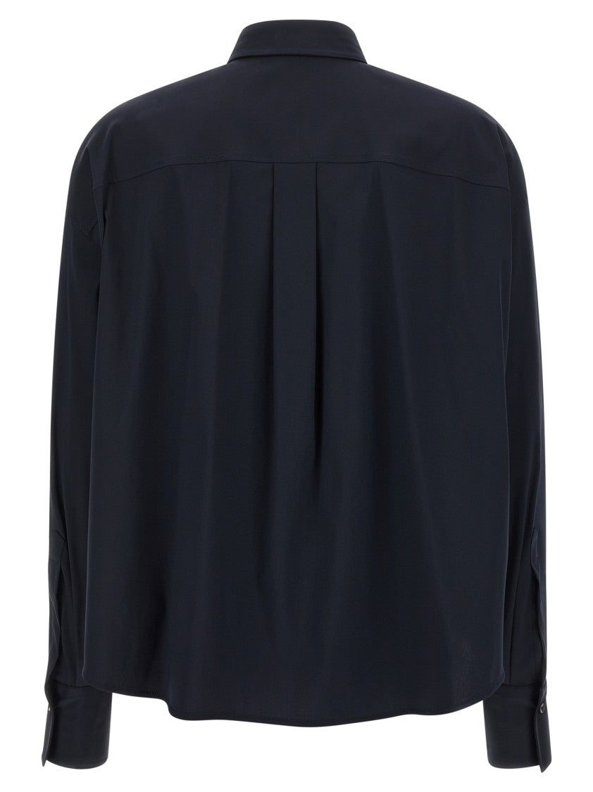 Brunello Cucinelli 'Shiny Flap Detail' Shirt