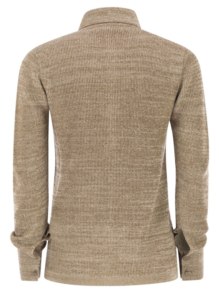 Fabiana Filippi Shirt Collar Jumper With Buttons