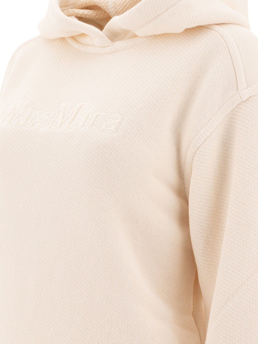 Max Mara Hoodie With Embroidered Logo