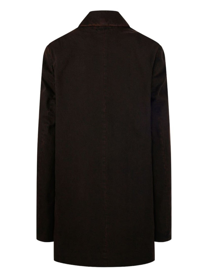 Dries Van Noten Double-Breasted Jacket With Contrasting Textures