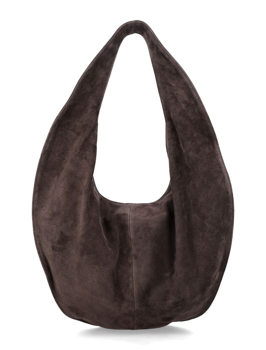 Maeden Rounded Suede Nappa Tote Bag