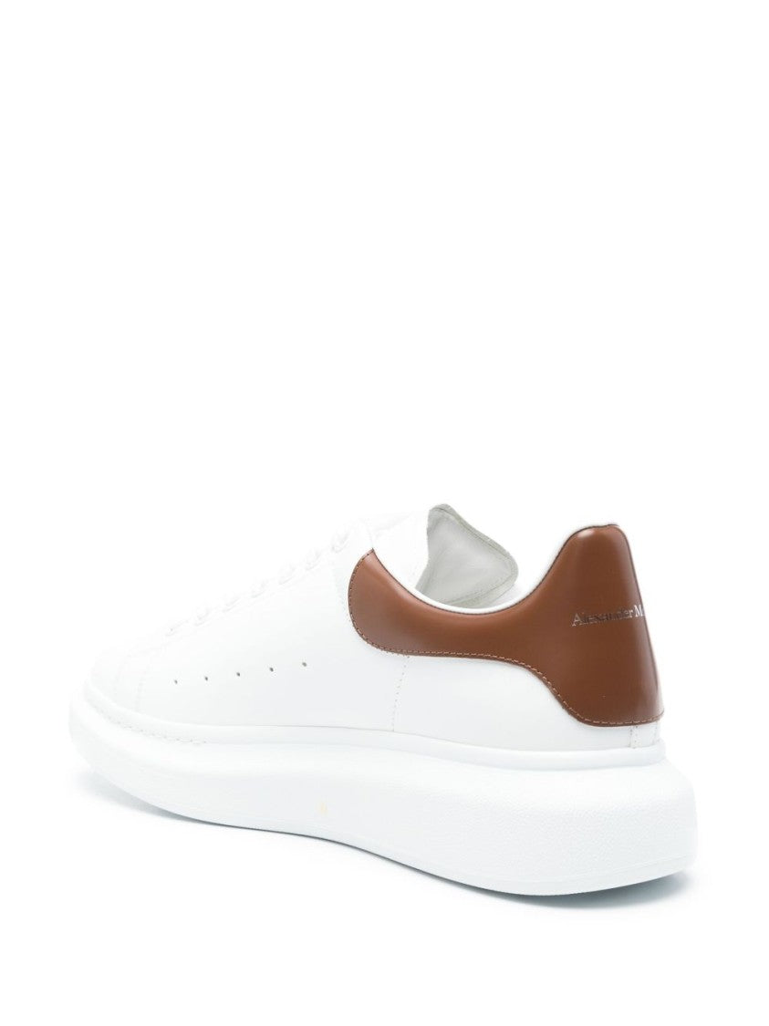Alexander Mcqueen Oversized White Calf Leather Sneakers