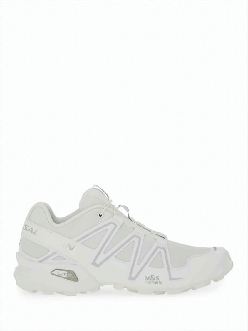 Salomon White Sneakers With Dynamic Overlays