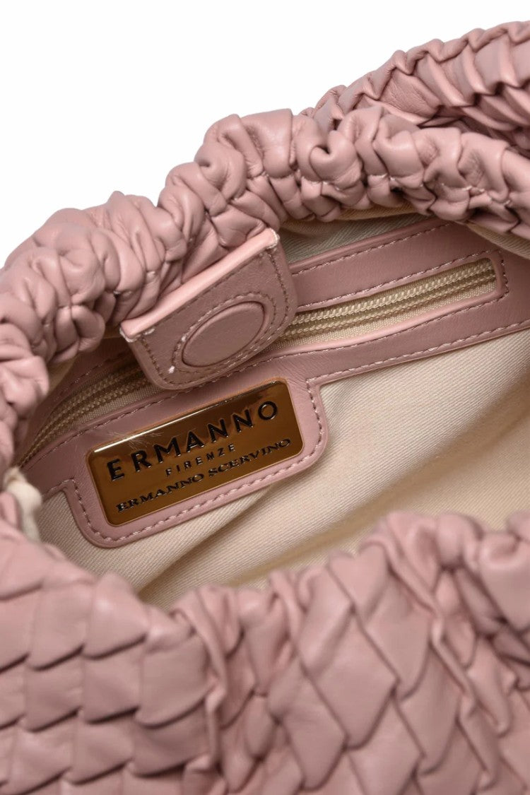 Ermanno Firenze Teagan Hobo Shoulder Bag - Pink