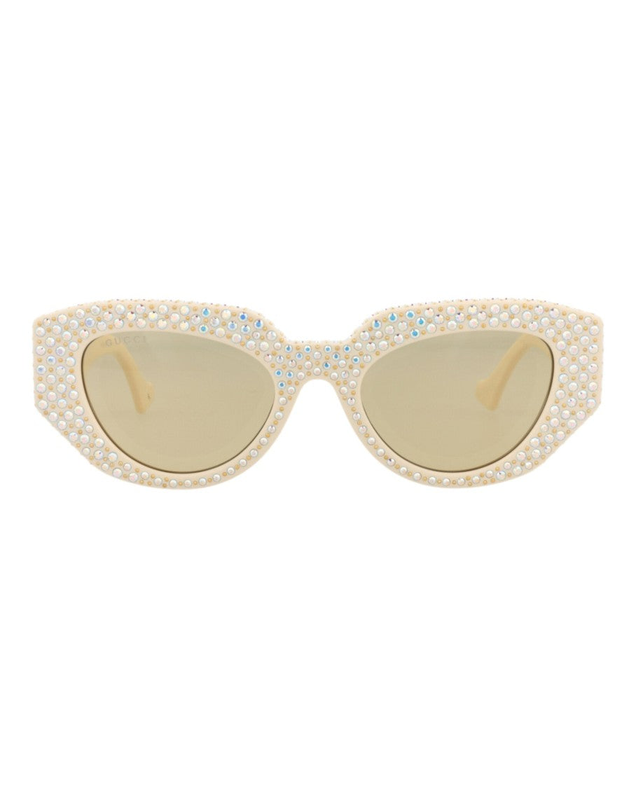 Gucci Cat Eye-Frame Recycled Acetate Sunglasses