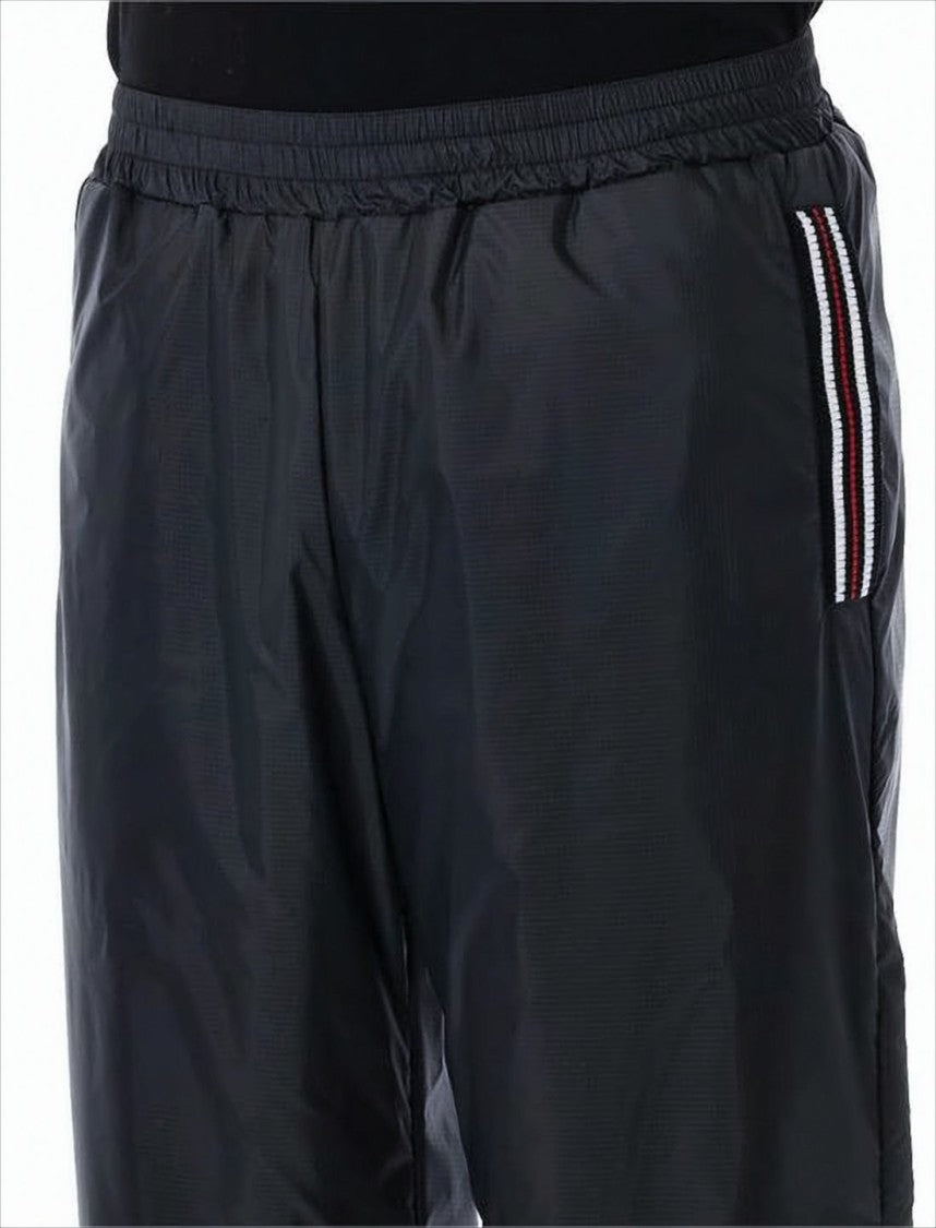 Thom Browne Streamlined Jogger Pants With Elastic Waistband And Side Pockets