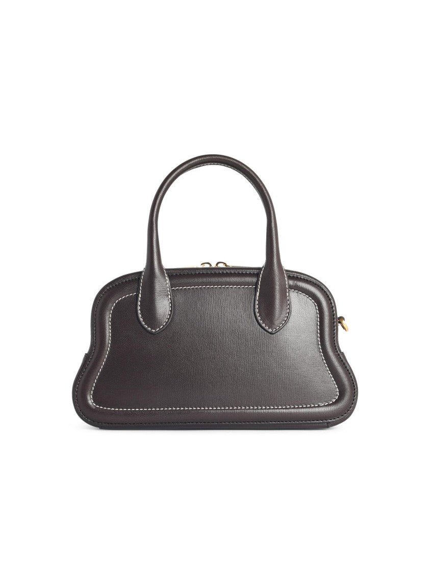 Bally Unda' Ebony Garnet Leather Bag
