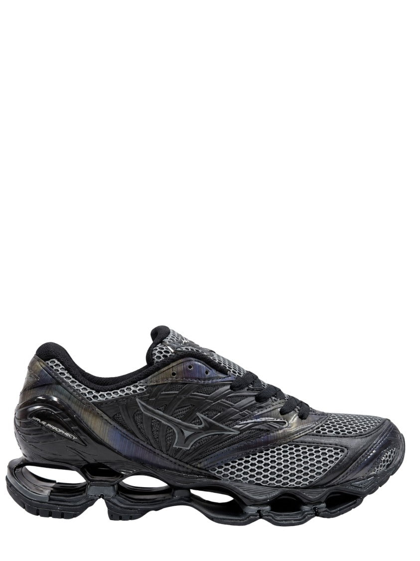 Mizuno Futuristic Wave Prophecy Sneakers With Glossy Sculpted Sole