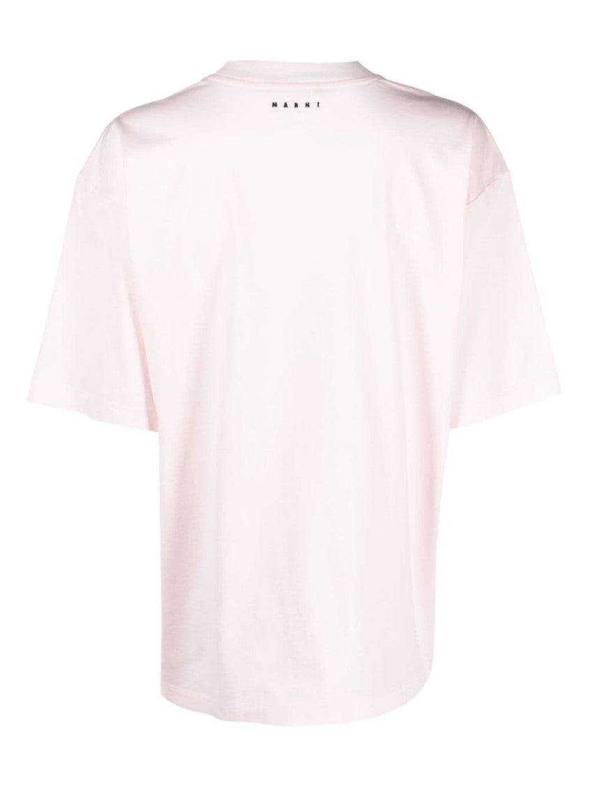 Marni Slogan-Print Cotton T-Shirt