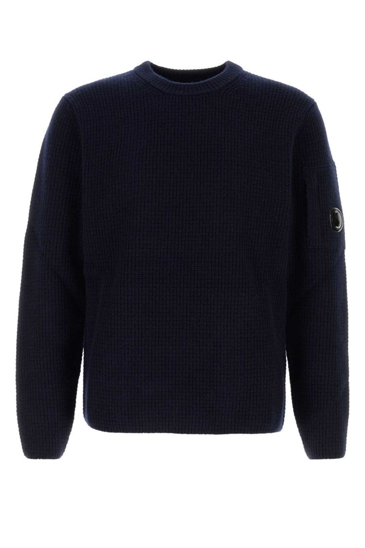 C.P. Company Midnight Blue Wool Blend Sweater