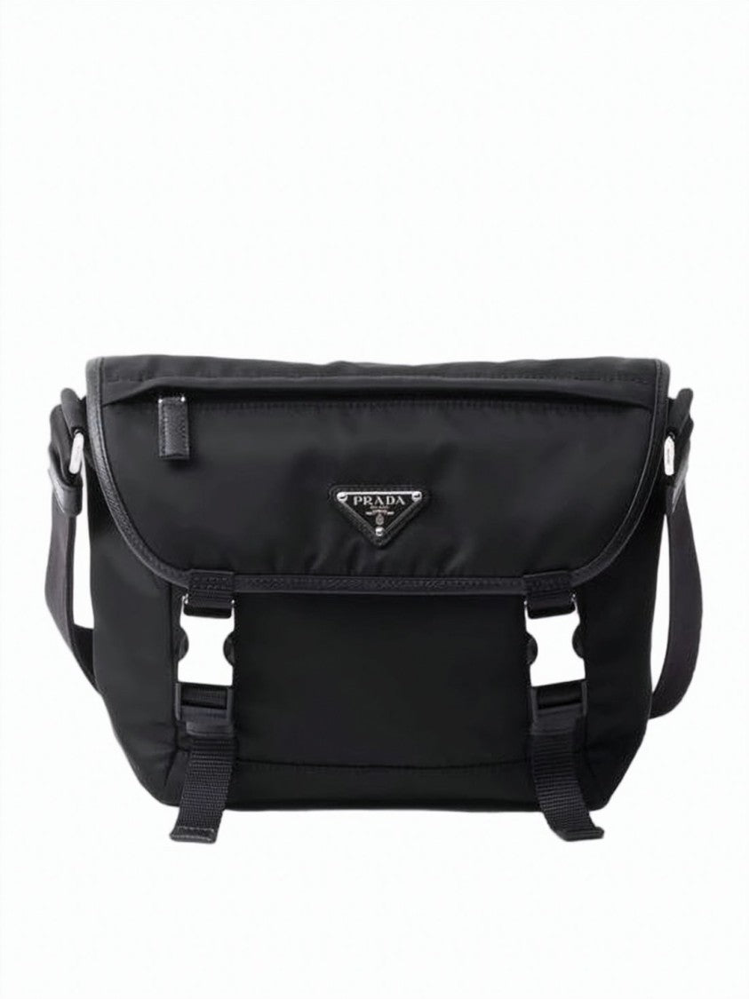 Prada Rectangular Black Tote Bag With Matte Finish
