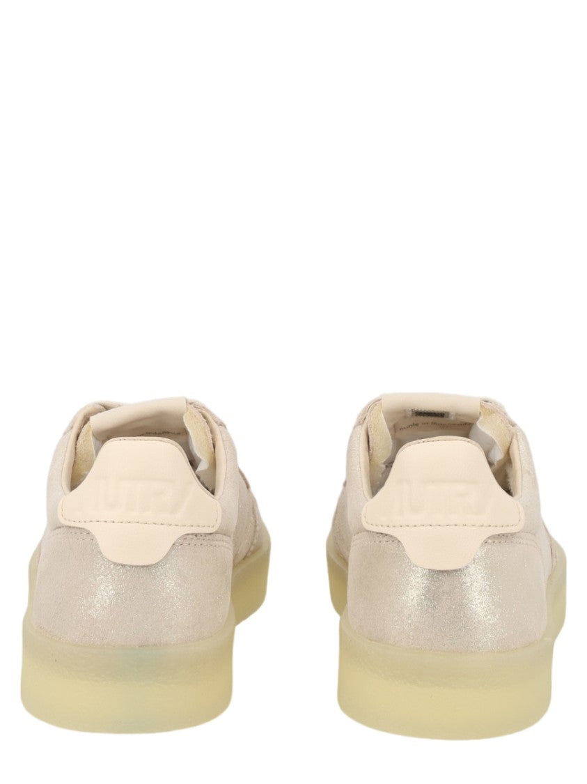Autry Multicolour Sleek Laminated Suede Leather Sneakers