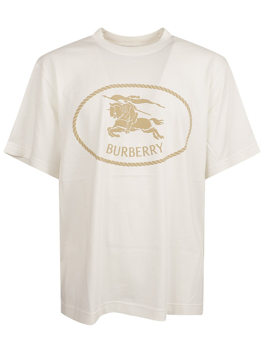 Burberry Ribbed Collar T-Shirt