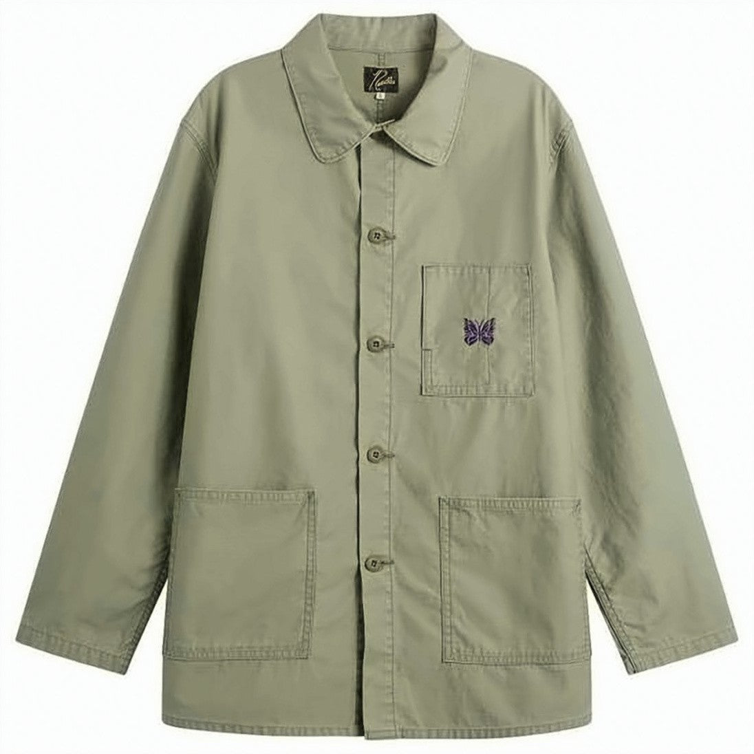 Needles Lightweight Button-Up Jacket With Classic Collar