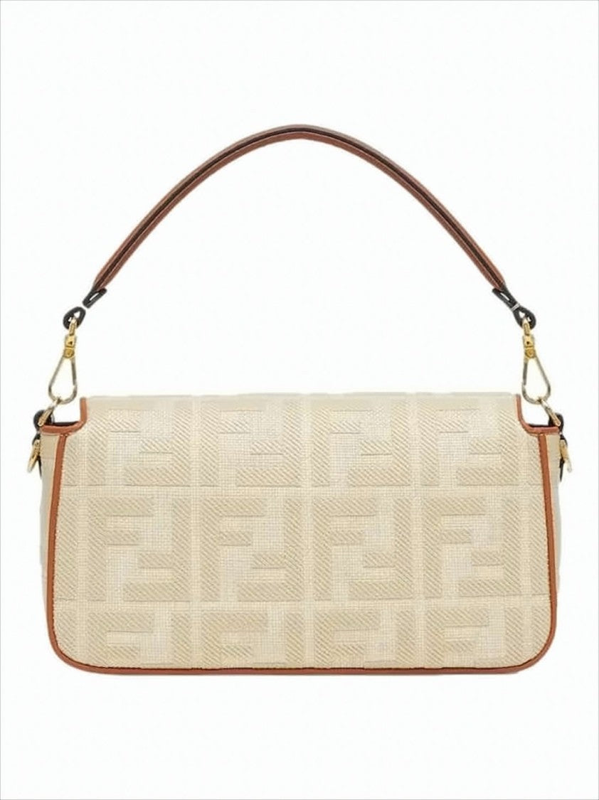 Fendi Rectangular Monogram Shoulder Bag