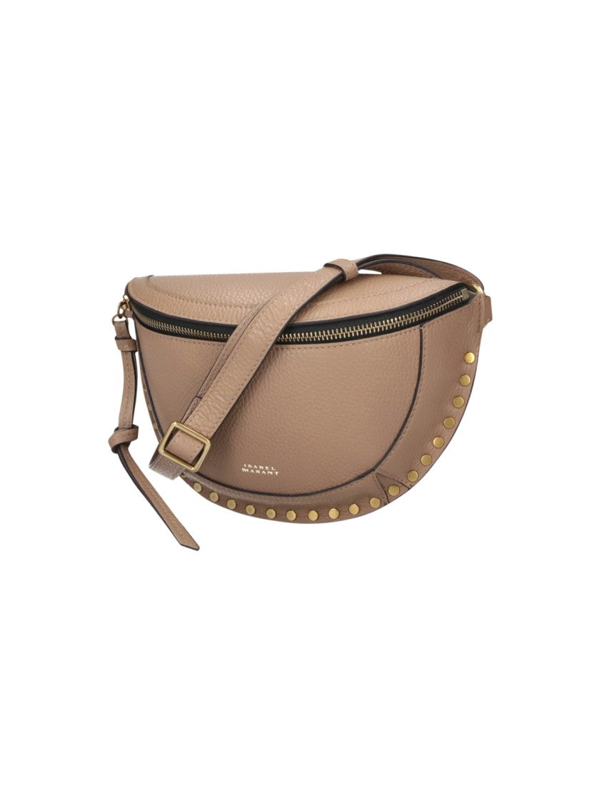 Isabel Marant Brown Skano Studded Leather Belt Bag