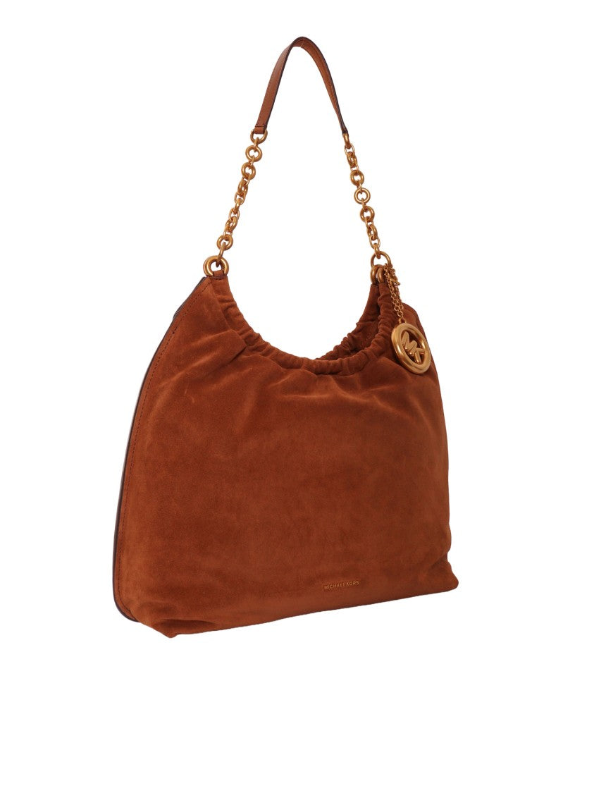 Michael Kors Calf Leather Cinch Messenger Bag